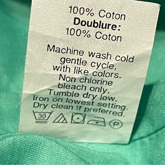 J. Crew Pencil Skirt Size 6 Green Blue Flowers Preowned - Picture 5 of 7